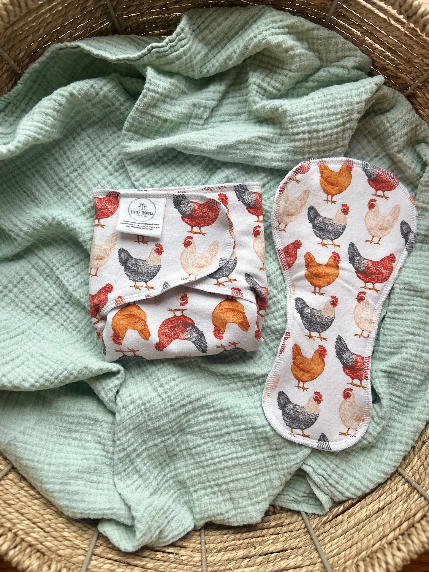 NB Preflat - Barnyard Chickens