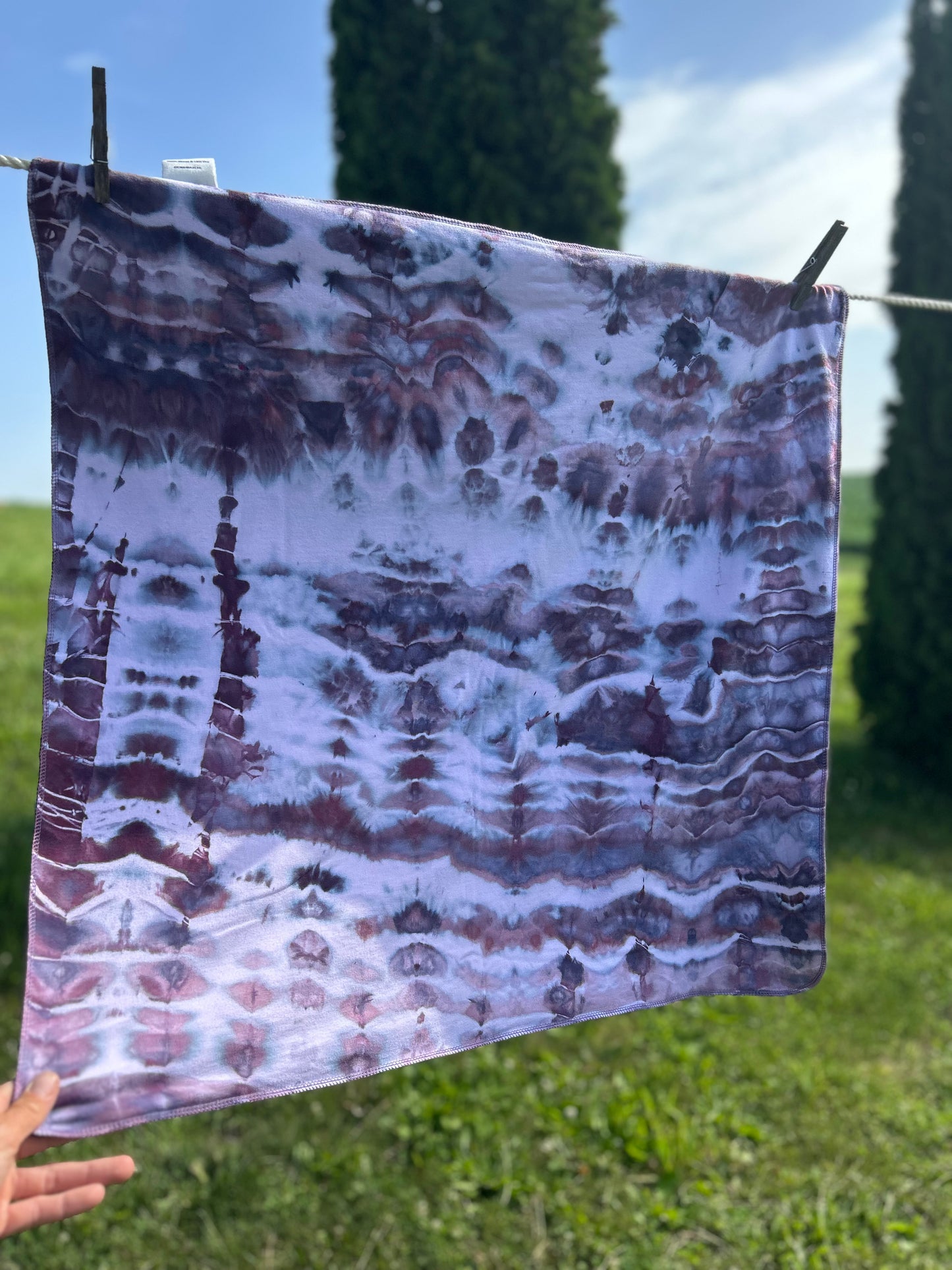 Bamboo Hemp FT Stretchy Double Flat - Ice Dye #1