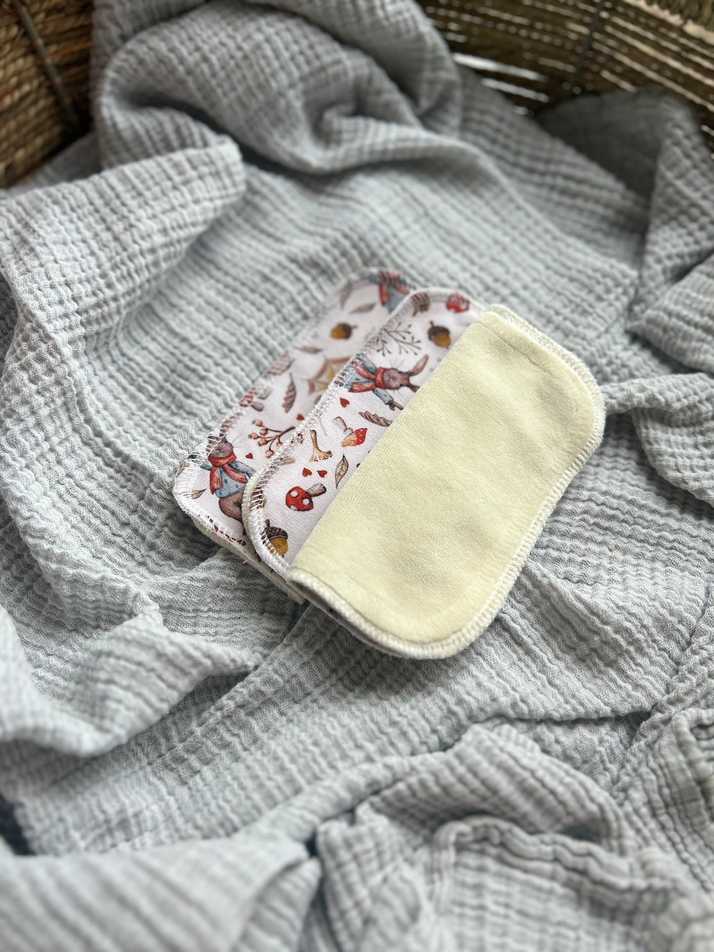 Reusable Cloth Wipes - Windy Day