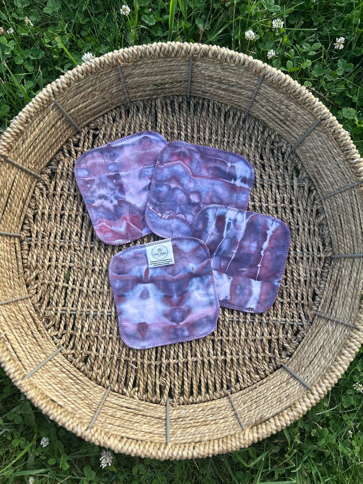 Reusable Cloth Wipes - Ice Dye #4