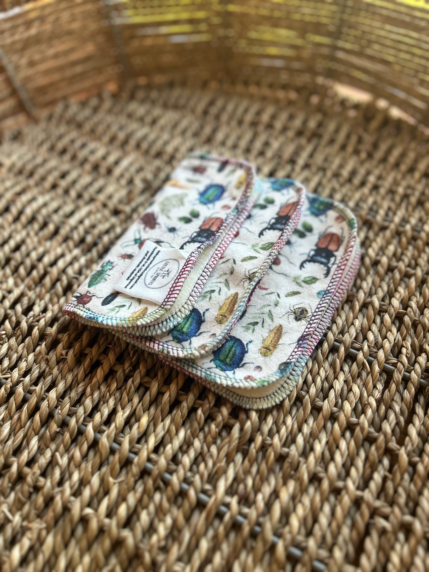 Reusable Cloth Wipes - Friendly Crawlers