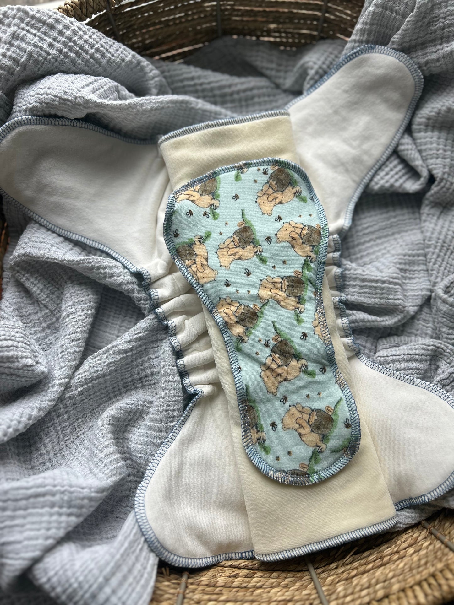 OS Snapless Serged Fitted - Hunny
