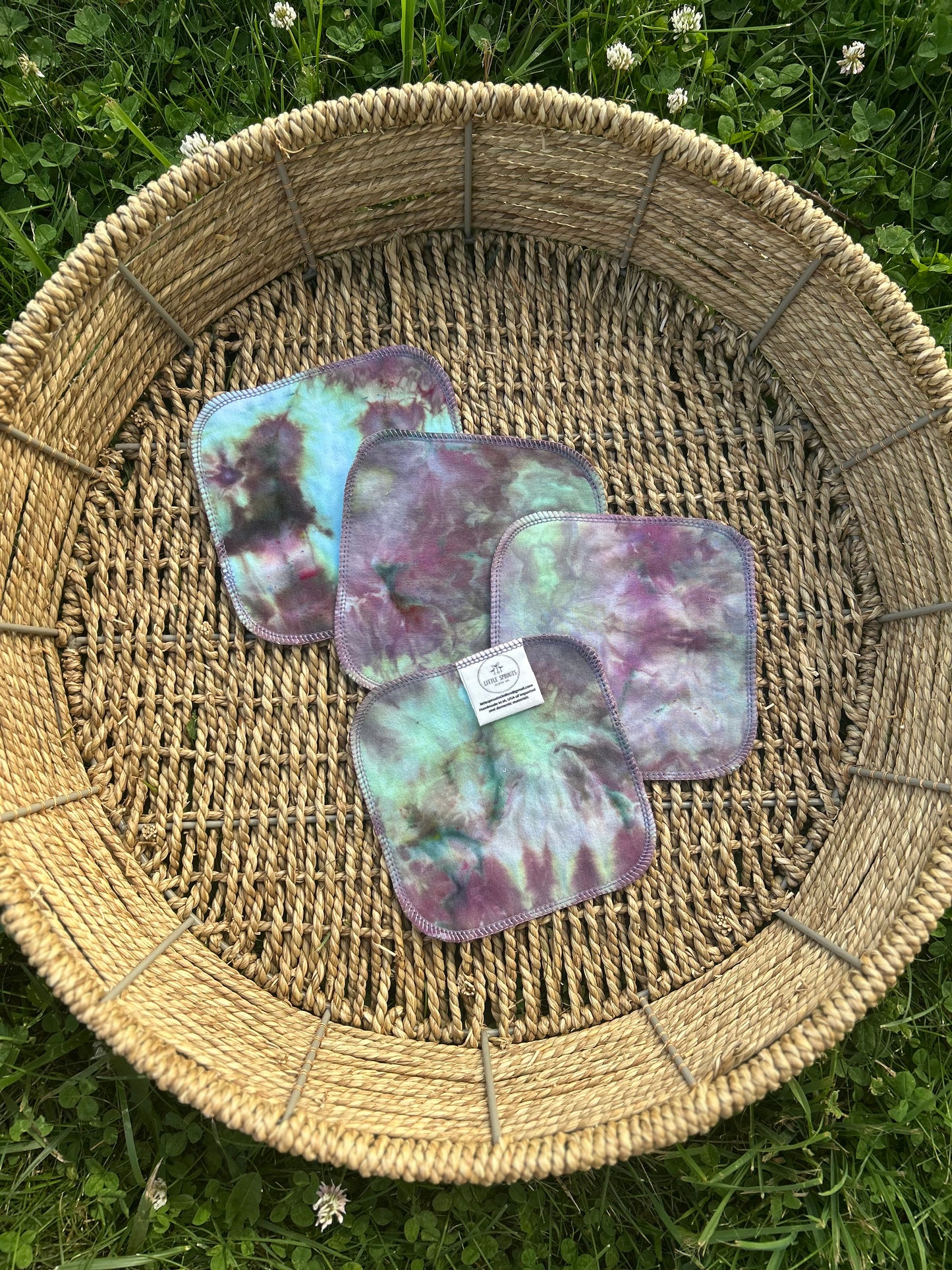 Reusable Cloth Wipes - Ice Dye #6