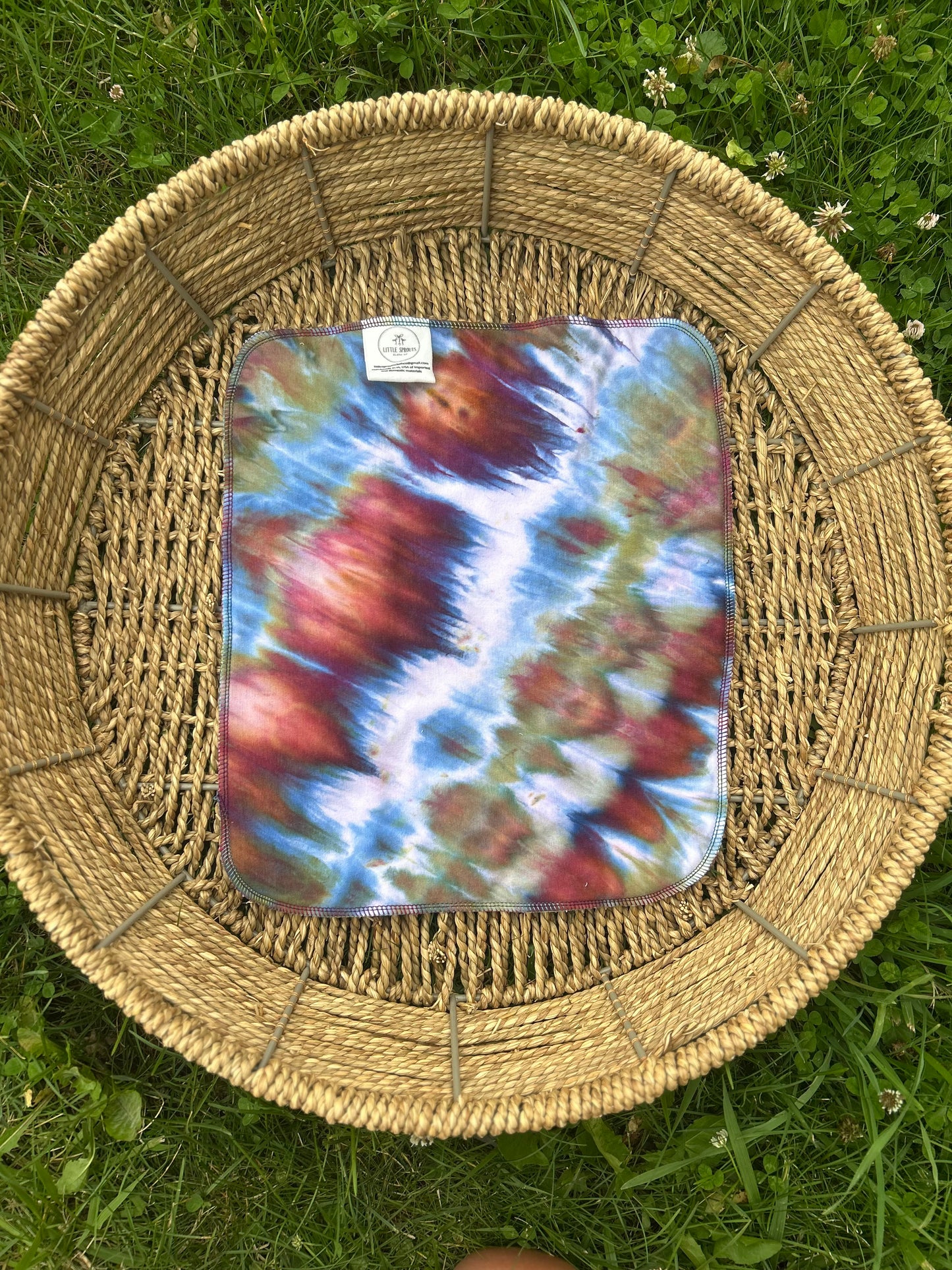 Bamboo Hemp Trifold - Ice Dye #2