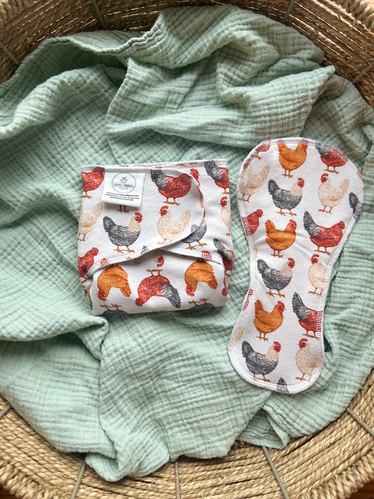 NB Preflat - Barnyard Chickens