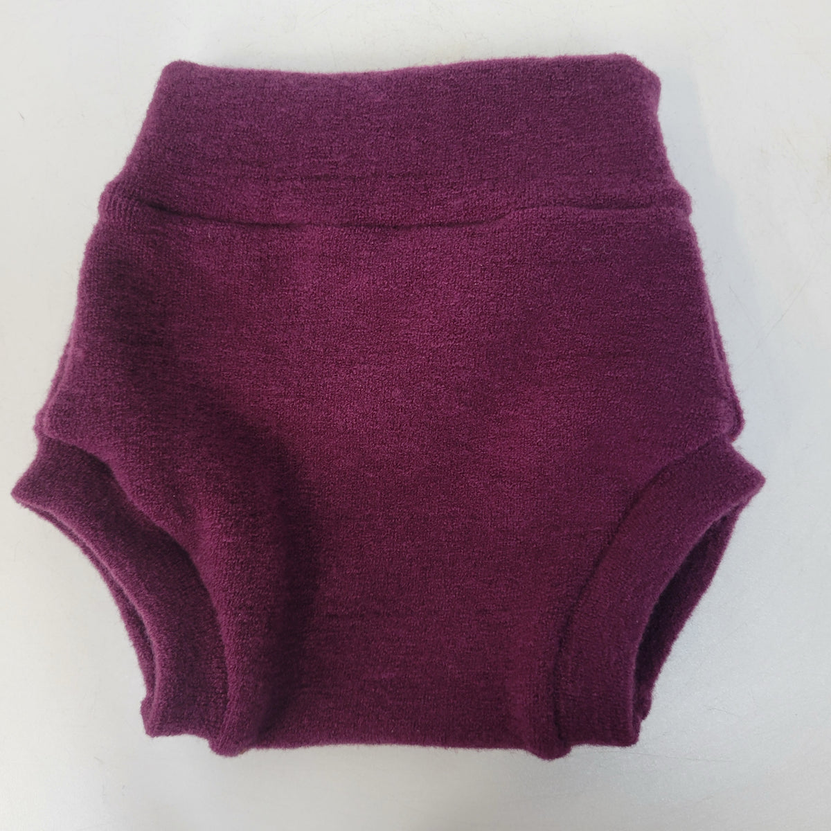 Traditional Diaper Cover - Plum (Brushed Knit)