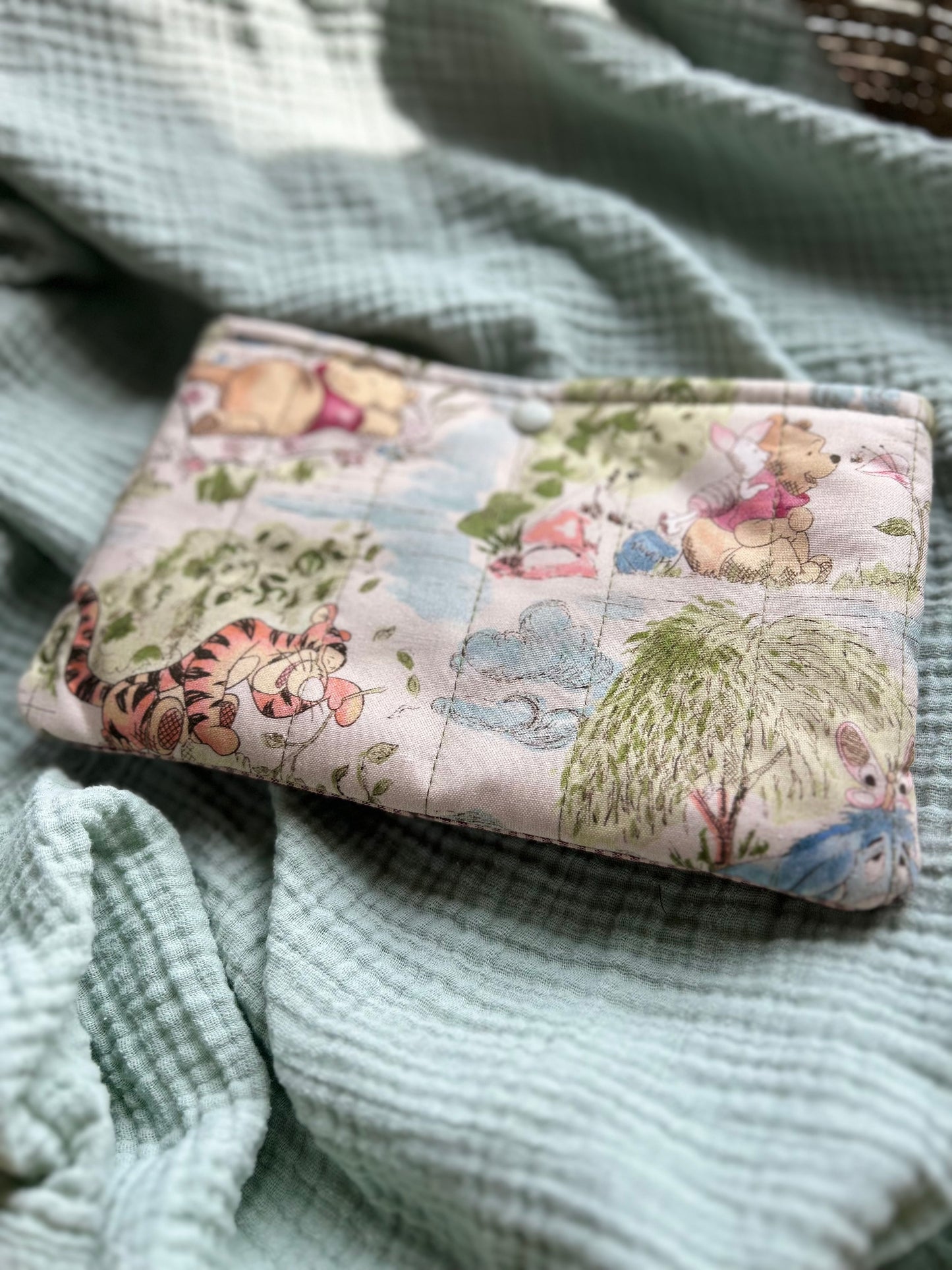 Pooh Picnic Quilted Pouch