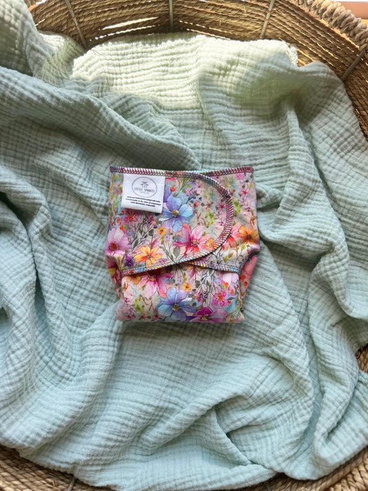 Newborn Preflat - Painted Petals