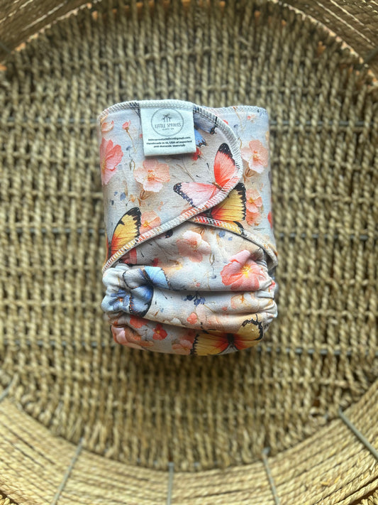 OS Snapless Fitted - Butterfly Kisses