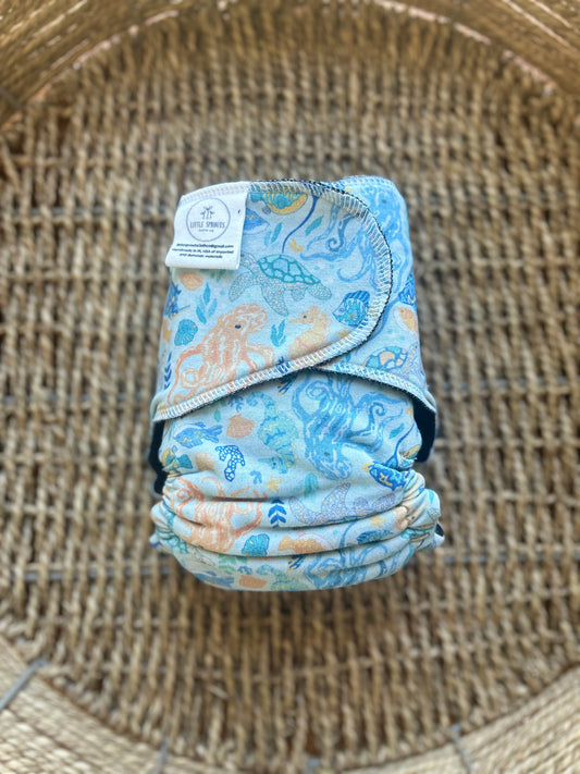 OS Heavy Wetter Snapless Fitted - Under the Sea