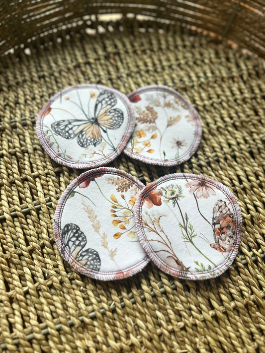 Reusable Organic Cotton FT Nursing Pads - Monarch