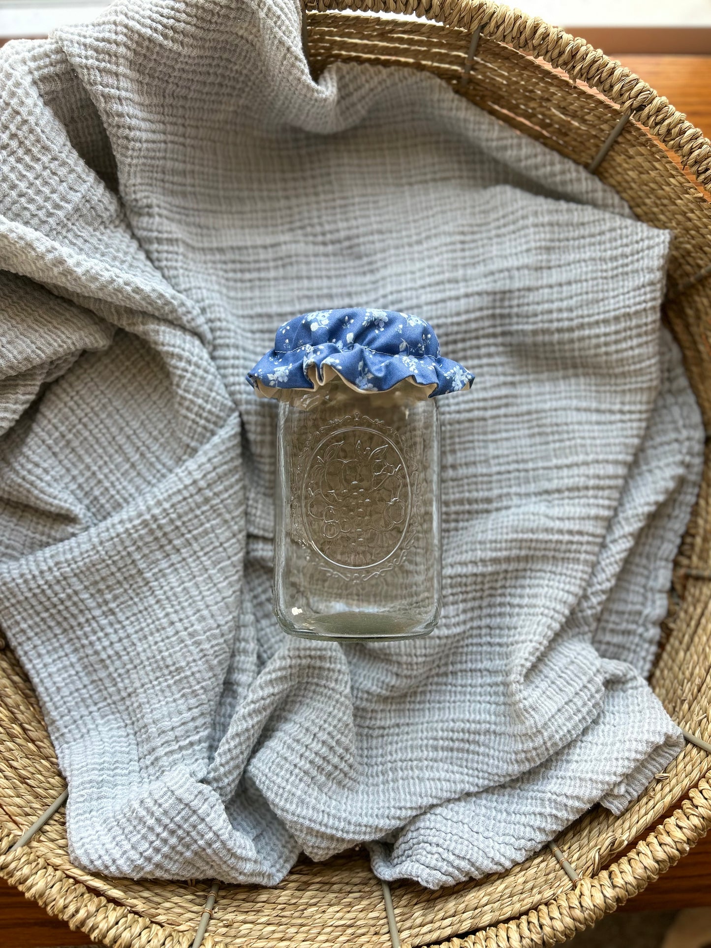 Reversible Mason Jar Cover