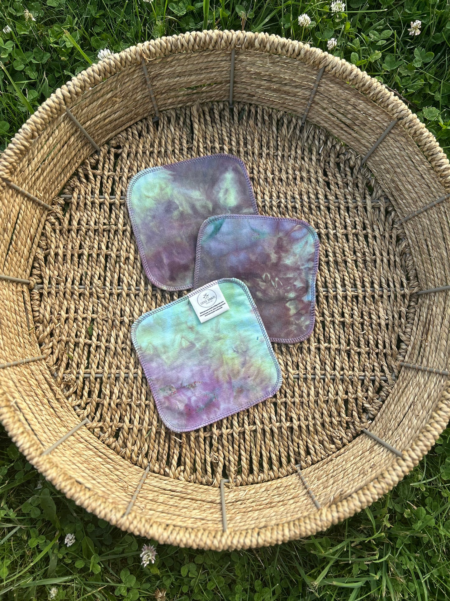 Reusable Cloth Wipes - Ice Dye #5